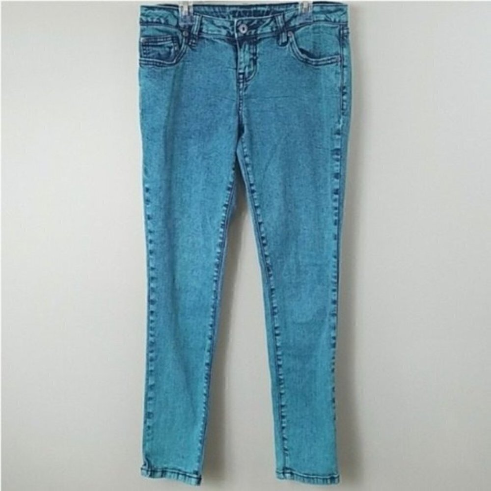 Zana Di | Blue Acid Wash Skinny Jeans Juniors size 9